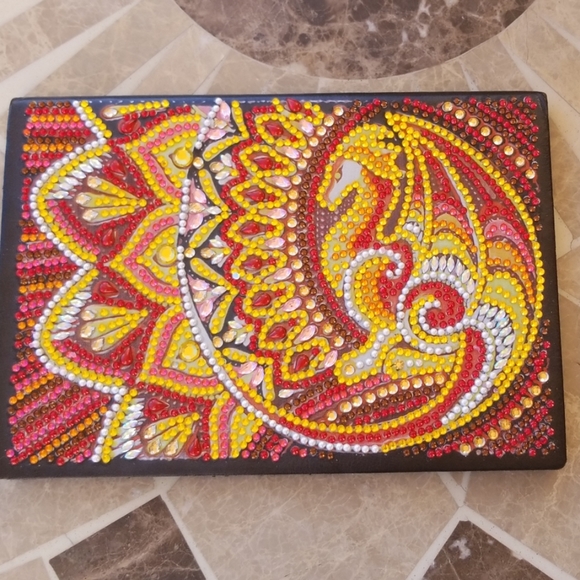 Neiman Marcus Other - Jeweled Dragon Soft Leather Notebook/journal NWOT
